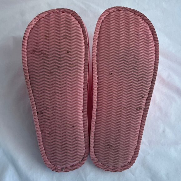 Pink Fur Indoor/Outdoor House Foam Slippers Size 7/8 for Women OR For Cosplay - Picture 5 of 5